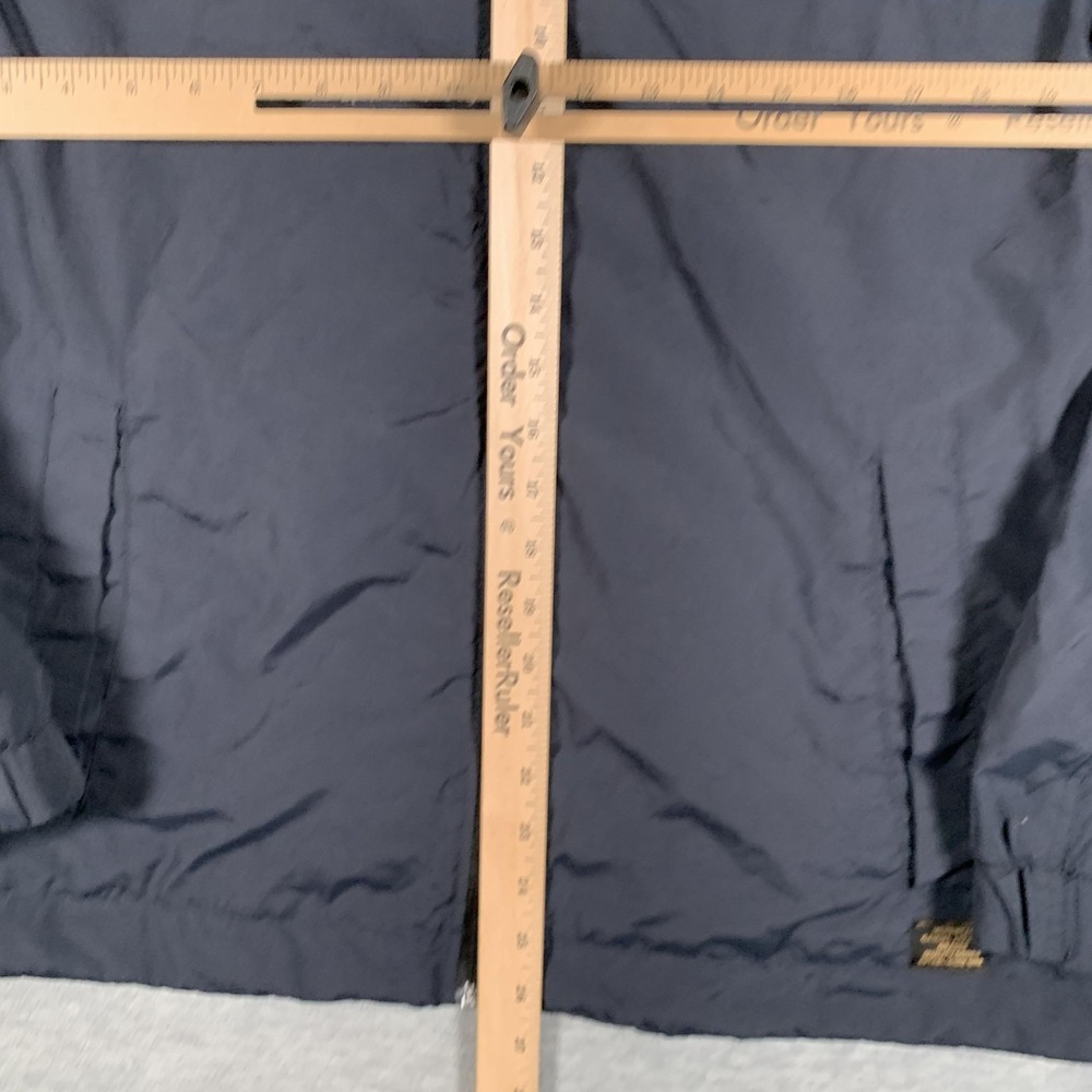 H&M L.O.G.G. Jacket Mens Large Blue Hooded Windbreaker Water Repellent Windproof - Picture 9 of 12